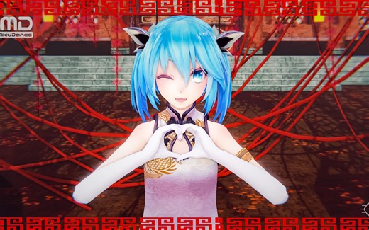 【中国风MMD】你准备好接受Miku满满的爱意了么w？ 【Lap Tap Love】【1080P60FPS】