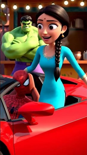 When Hulk Saw Natasha Kissing Spider Man at the Beach… 💔