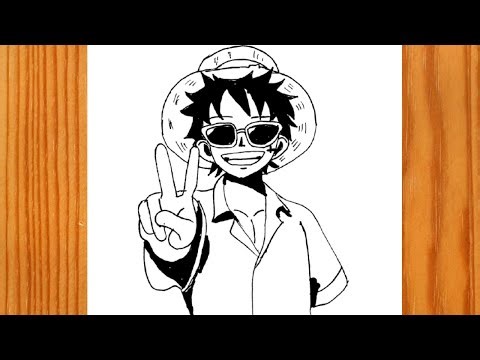 How to Draw Luffy | Step by Step | One Piece