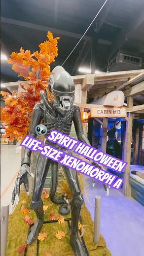 Spirit Halloween Life-Size Xenomorph Animatronic Alien. #spirithalloween #animatronics