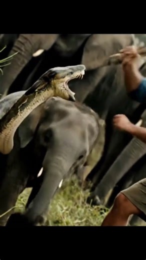 WILD Python Battles HUGE Elephant in Dramatic Rescue