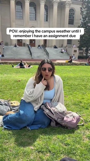Those assignments sneak up on you 🫢 #UNC #UNCChapelHill #TarHeels
