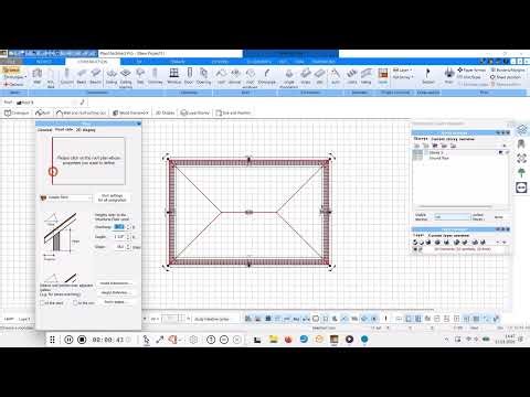 Creating a Simple Gable Roof in Plan7Architect