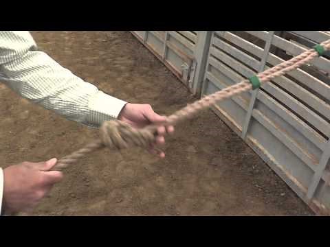 How to Bull Ride-Tying a Bull Rope Knot