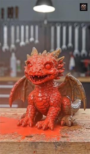 I found a rusted baby Dragon! 🐉