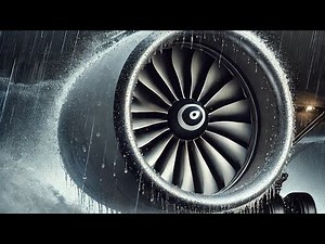 How Jet Engines Operate in Rainy Weather | Storm #climatechange
