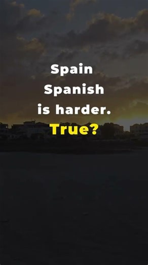 Is Spain Spanish Harder to Understand?