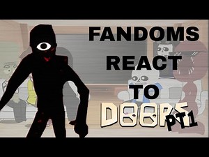 Fandoms Reacts To Roblox Doors|| Part 1/Discontinued [TW]