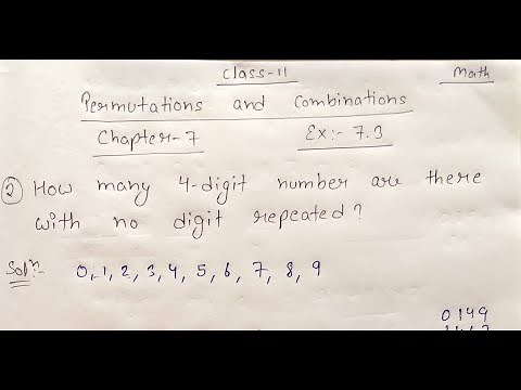 How many 4-digit number are there with no digit repeated?