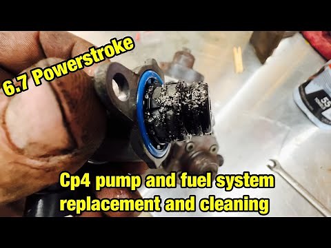6.7 Powerstroke cp4 fuel system replacement