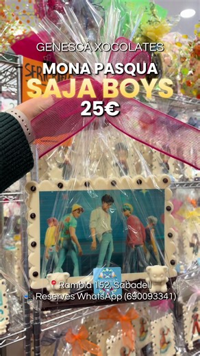 💥MONA DE PASCUA #sajaboy!💥 📲 Para reservar, envía un WhatsApp al 690093341 y os atenderemos lo más breve posible. ........ 💥MONA DE PASQUA SAJA BOYS!!!💥 📲 Per a fer una reserva, envieu un WhatsApp al 690093341 i us atendrem el més aviat possible. 📍Rambla 152, Sabadell. #genescaxocolates #genescà #monespasqua #monaspascua