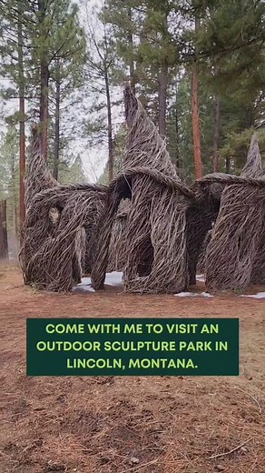Come along with our Explorer Kara to Blackfoot Pathways: Sculpture in the Wild, one of the Resties featured locations for Quirky Attractions! 🌱 This hidden gem of an outdoor sculpture park near Lincoln, Montana is a 26-acre park featuring unique exhibits and beautiful sculptures that honor the heritage of the Blackfoot Valley. 🎨 This free park is a lovely destination for a visit any time of year! If you plan to visit, here's Kara's Pro Tip: stop at Hi Country Trading Post afterwards for Montan