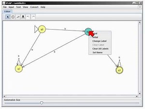 JFLAP: Simulation endlicher Automaten (DFA)