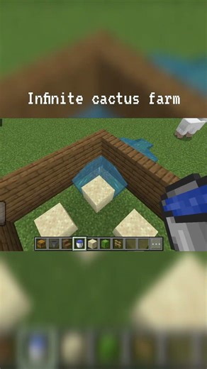 infinite cactus farm #minecraft #gaming #tutorial