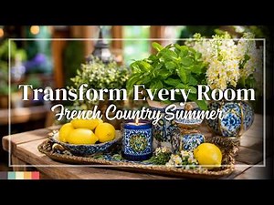 French Country Summer Home Decor: Elegant & Breezy Styling Tips for Every Room!