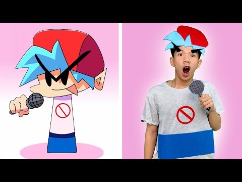 ❤️ Sprunki 4 Phase 4 FNF BoyFriend Incredibox in Real life. ❤️ #sprunki #incredibox