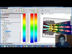 Rocket Nozzle CFD Analysis On Solidworks.