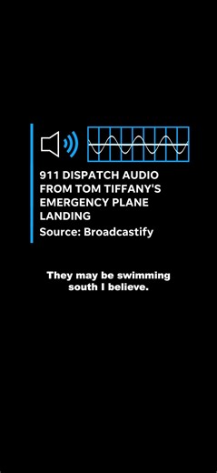 911 audio reveals moments after Tom Tiffany's plane went down