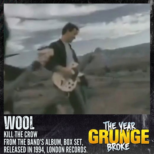 WOOL - Kill The Crow - From the band's 1994 album, Box Set, released on London Records. WOOL was formed by brothers Pete and Franz Stahl in 1990. The Stahls were Washington, DC, punk rock royalty. Their previous band, the legendary SCREAM, had counted Dave Grohl as their drummer. The Stahls were forced to terminate SCREAM midway through a U.S. tour after bassist Skeeter Thompson left, followed by Grohl, who moved to Seattle to join Nirvana. Undeterred, the brothers soon teamed up with drummer Pe