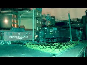 Small 4x6 Penn Central Model Railroad in HO Scale