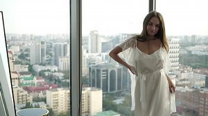 Beautiful Girl Standing Negligee Stock Footage Video (100% Royalty-free) 1017536008 | Shutterstock