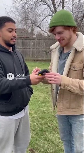 POV You Trust Your Friend With a Taser… 😂⚡️