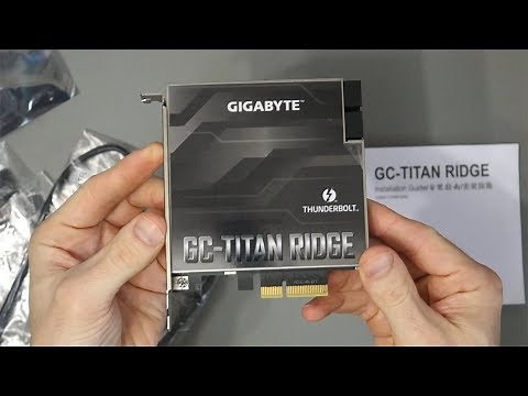 Gigabyte GC-Titan Ridge Thunderbolt 3 PCIe Card