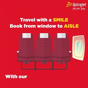1.1K views · 41 reactions | Now you can book two seats or an entire row together, to make your journey even safer and more comfortable. Enjoy a worry-free, comfortable flying experience in your own space in the sky. Visit www.spicejet.com or get the SpiceJet app to book Extra Seats for an extra pleasant journey! | FlySpiceJet | Facebook