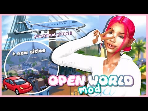 this mod makes the sims 4 OPEN WORLD 🌍 | aviodora mod review | the sims 4