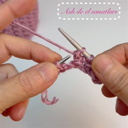 27K views · 327 reactions |  One Row Reversible Knitting Pattern | Aslı ile El Sanatları | Facebook