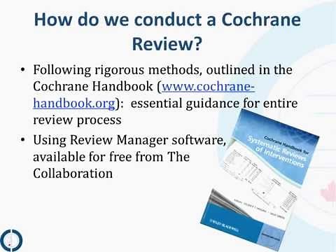 The Steps of a Cochrane Review: an Overview
