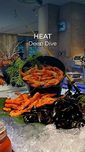Take a Deep Dive with HEAT's sustainable seafood buffet and dig into a fresh catch of the ocean's treasures paired with flowing with wine, sangria or mocktails. 🦞​ Available every Friday and Saturday dinner at Php3,500 net per person. Book a table at bit.ly/dineatHEAT​ #DeepDive #HEAT #EdsaShangriLa #YourUrbanOasis #SeafoodBuffet | Edsa Shangri-La, Manila