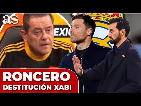 La REACCIÓN de RONCERO al cese de XABI ALONSO y los MOTIVOS del REAL MADRID