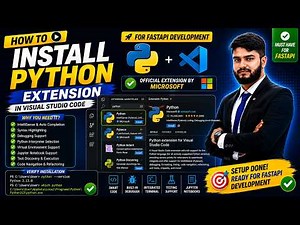 Install Python Extension in VS Code | Python Setup for Beginners