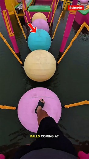 Can I Survive This Impossible Water Obstacle Course?! #Wipeout #ObstacleCourse #ExtremeChallenge