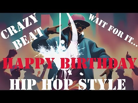 Happy Birthday HIP HOP, Happy Birthday RAP style, Rapper Birthday song