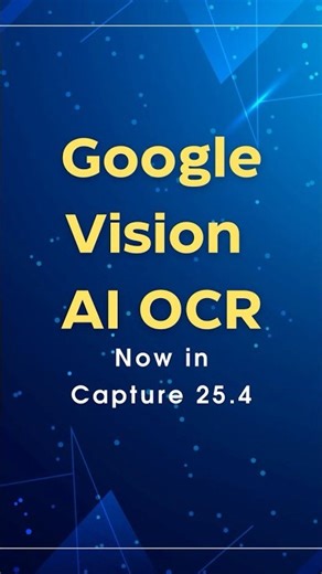 Google Vision AI OCR in OpenText Capture 25.4