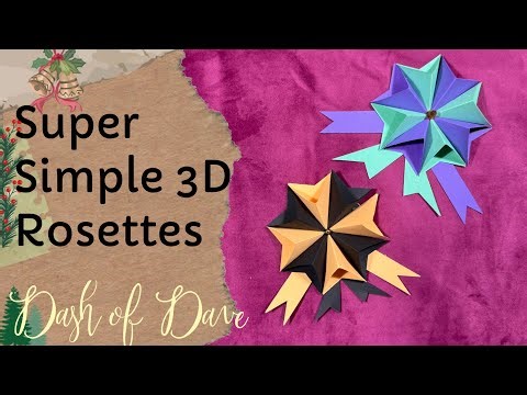 Super Simple 3D Rosettes