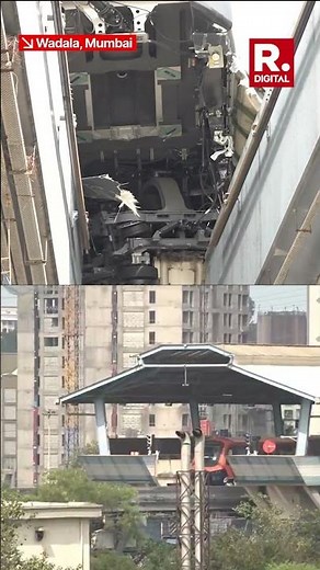 Mumbai Monorail Tilts During Test Run