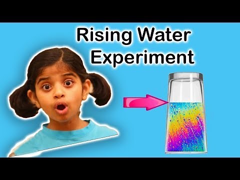 Rising Water Science Experiment + Explanation For Kids #LearnWithDiva