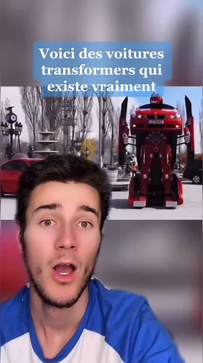 Voici des voitures transformers qui existe vraiment #voiture #transformers #robot