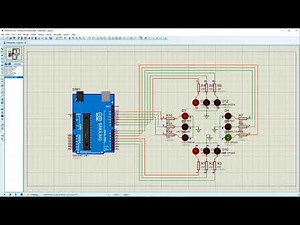 Contrôleur de feux de circulation utilisant Arduino dans Proteus 8