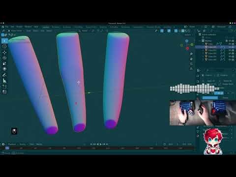 Creating a Campfire Asset in Blender and Importing to Godot | Day 28 / ep 79