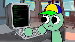 The DARK ORIGIN of MR. FUN COMPUTER... (Cartoon Animation)