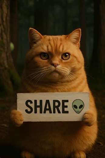 SHARE Before The Alien Disappears 👽😂 | Funny Cat Animation