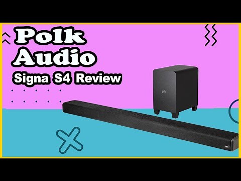 ✅ Polk Audio Signa S4 Review | Ultra-Slim Sound Bar with Wireless Subwoofer, Dolby Atmos