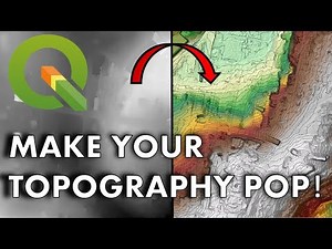 QGis - How to make your topographic maps stand out!