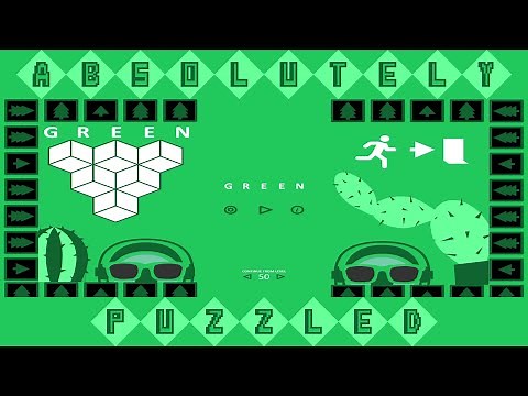 Green: A Puzzle Game By Bart Bonte Level 1-50 Walkthrough - AbsolutelyPuzzled