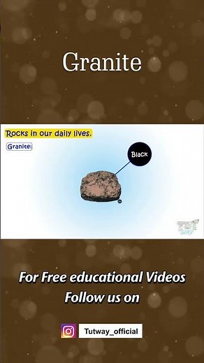 Granite | Types of Granite | Uses of Granite | Rock | Types of Rocks, uses of Rocks, Science #shorts