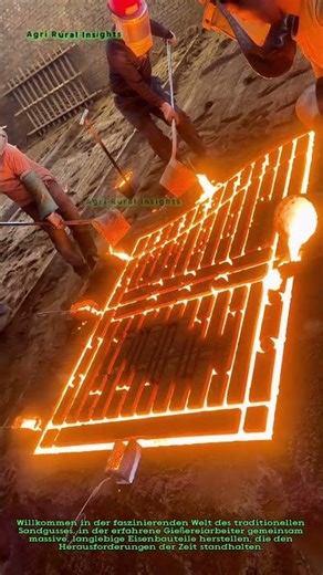 Die Kunst des Gießens von geschmolzenem Eisen für die Herstellung von Hochleistungs-Eisentoren